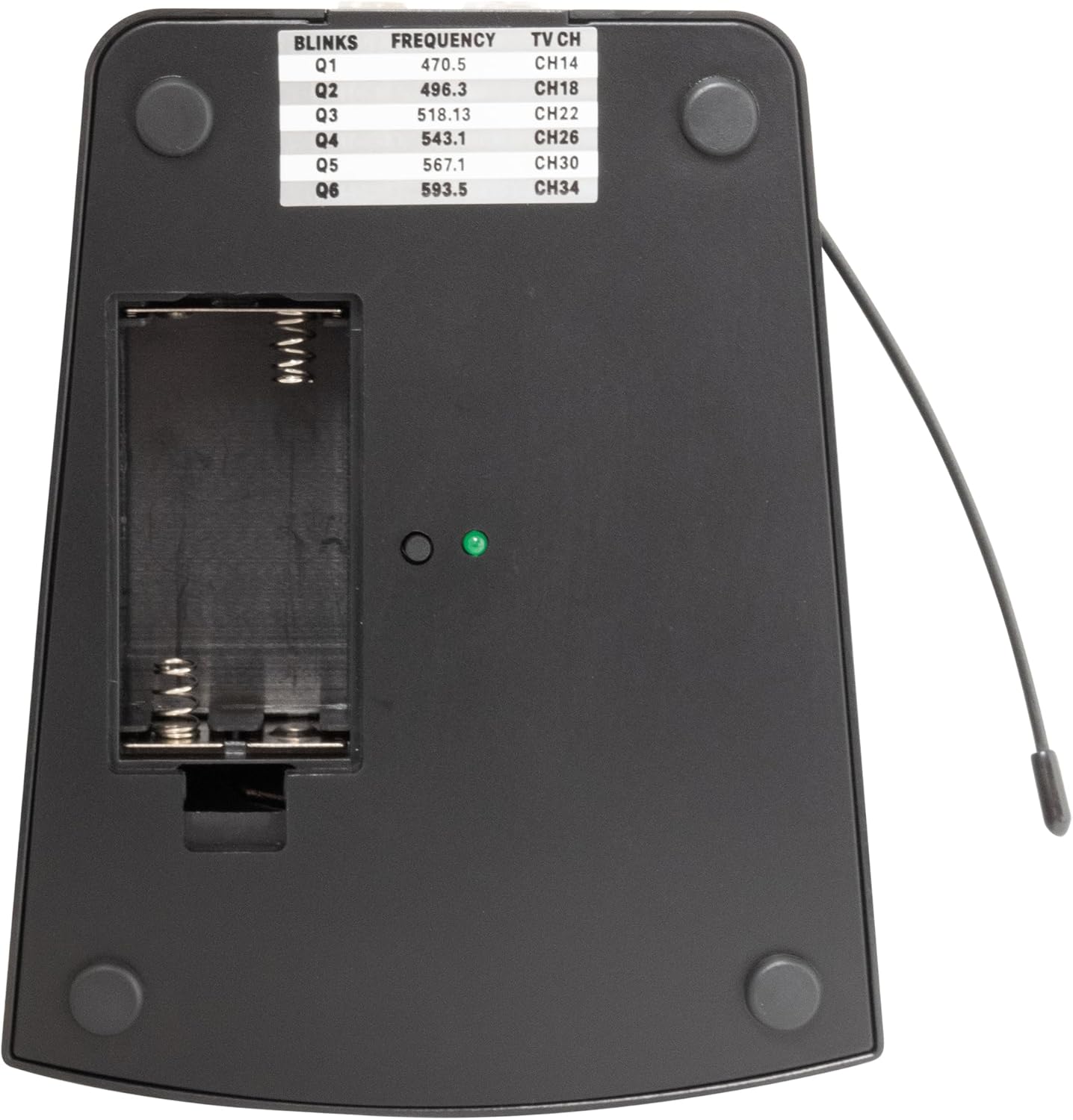 VocoPro Digital-Quad-C-500 4 Channel UHF Tabletop Mic System with Gooseneck Conference Microphones Digital-Quad Receiver - DIGQUADC500