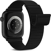 Higgs Nylon Loop Sport Strap Compatible with Apple Watch Straps for Women Men 44mm 40mm 38mm 41mm 42mm 45mm 46mm 49mm, iWatch Wrist Band for Series 11 10 9 8 7 6 5 4 SE Ultra 3 2 1, Breathable & Soft