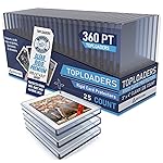 Premium Seamless 20PT - 360PT Thick Top Loaders for Cards | Top Loader Card Holder, Baseball Card Sleeves Hard Plastic, Hard Trading Cards Sleeves, TCG Sports Sleeve Hards, Toploader Clear Plastic.