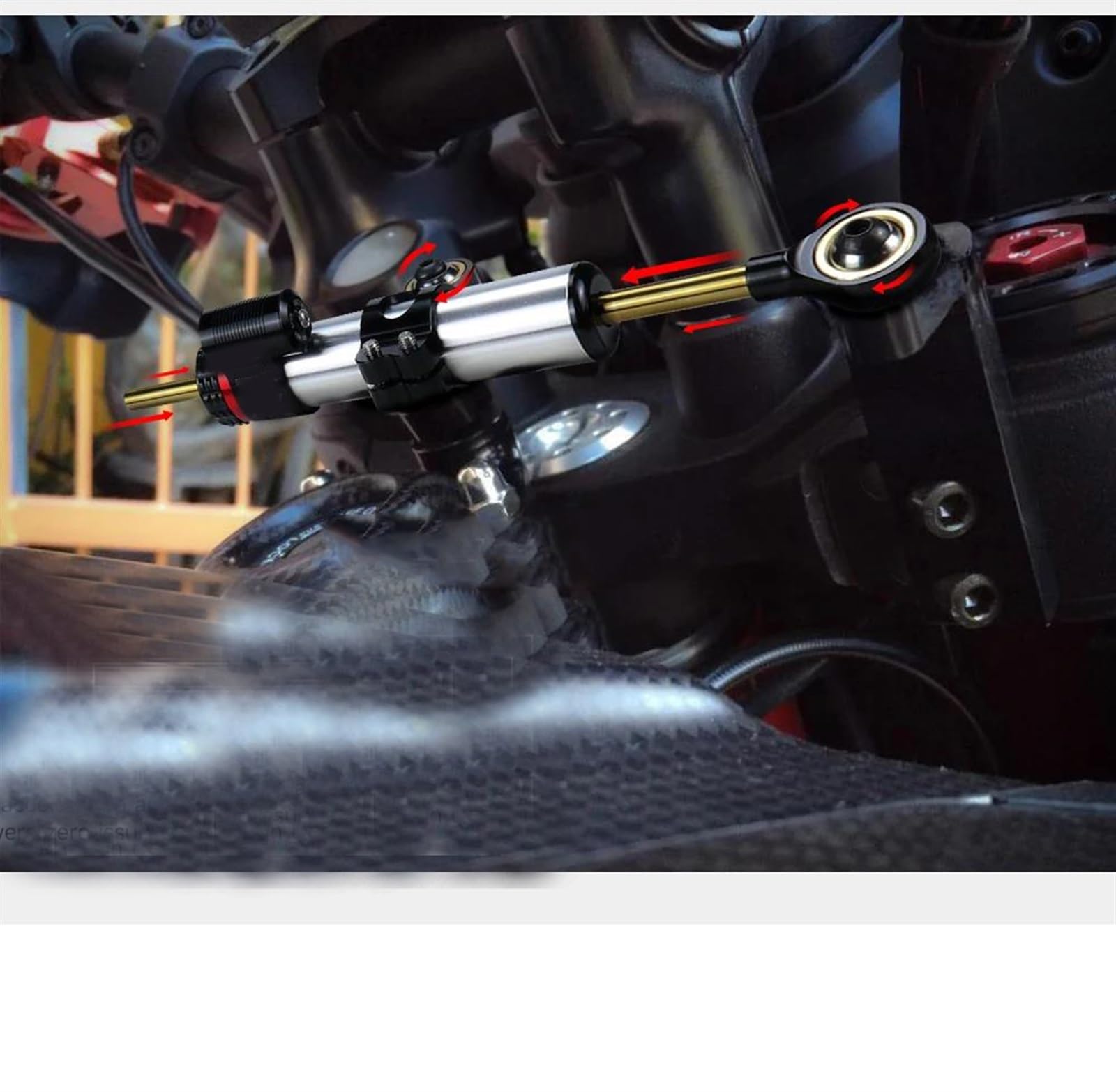 Ammortizzatore Di Sterzo Compatibile Con Ducati Hypermotard 950 SP - Stabilizzatore Regolabile Per Maggiore Stabilità