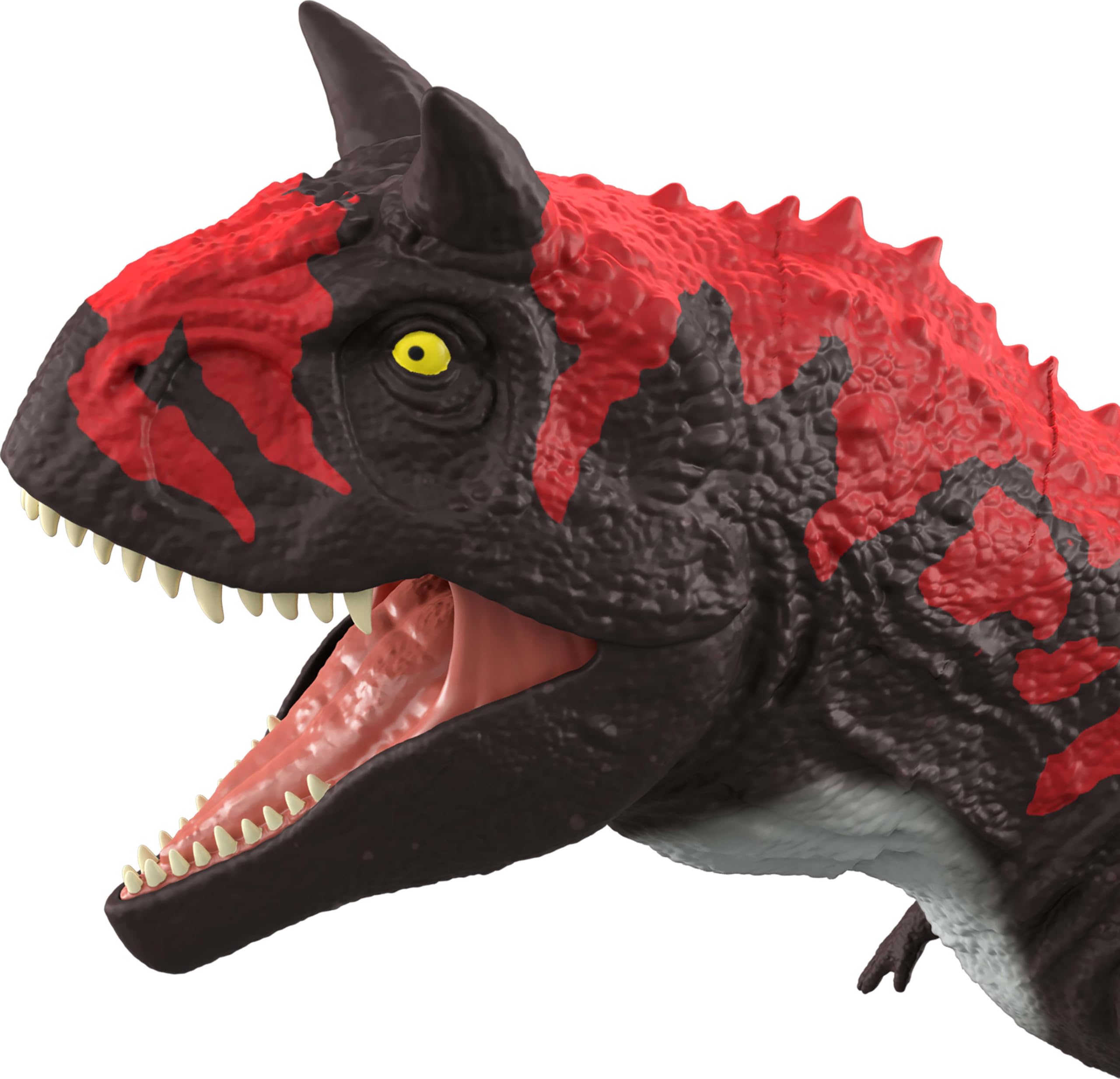 Mattel Jurassic World - Dinosauro giocattolo Legacy Collection Reimagined Carnotaurus Roarin' Real Feel per bambini dai 4 anni in poi