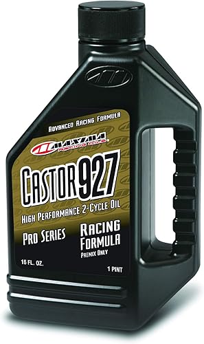 Maxima Racing Oils 23916-3PK Aceite de premezcla Castor 927 para carreras de 2 tiempos, botella de 16 onzas, paquete de 3