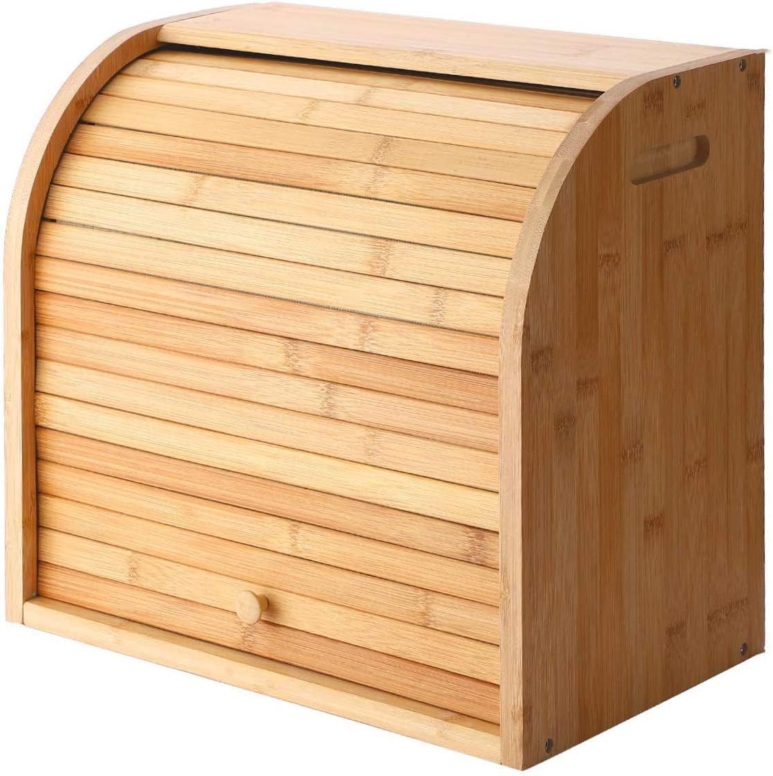 G.a HOMEFAVOR BAMBOO BREAD BIN Amazon.co.uk Home & Kitchen
