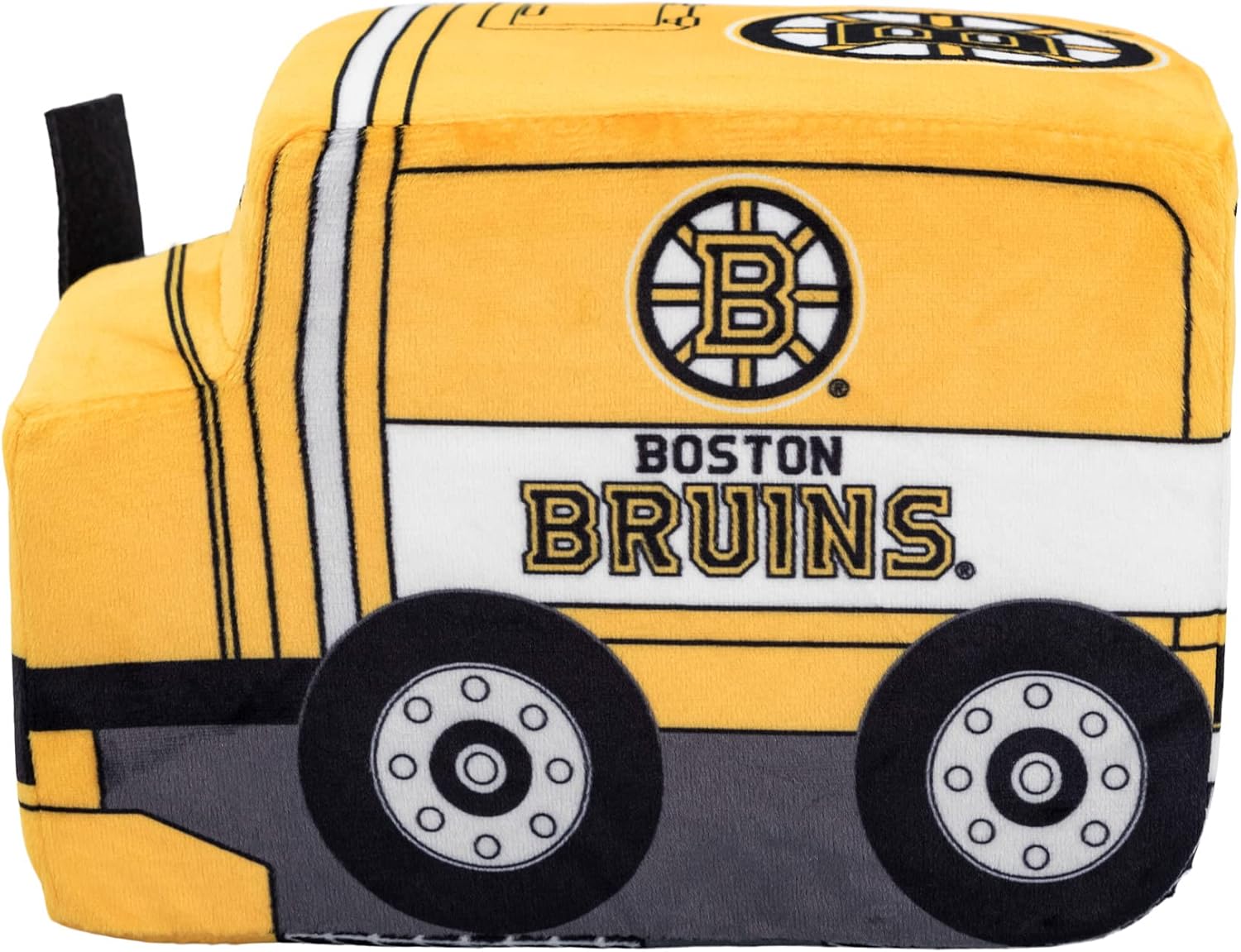 Bleacher Creatures Boston Bruins Zamboni 7" NHL Kuricha Plushie - Soft Inspired Plush
