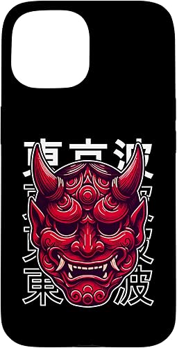 Miniatura 10 de Funda para iPhone 13 Hannya Oni Mask Devil Yokai Demon Oni japonés