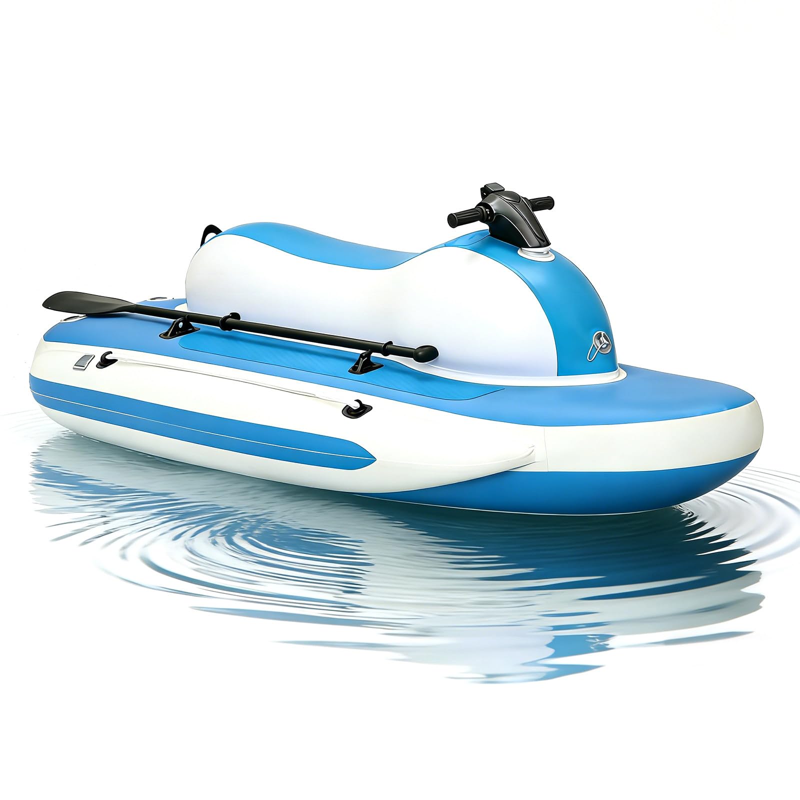 Barca Hinchable Mejorada para Snorkel y Mar Unpowered | Descubrimiento aguas profundas, doble control, maniobras rápidas, snorkel oceánico, construcción exterior