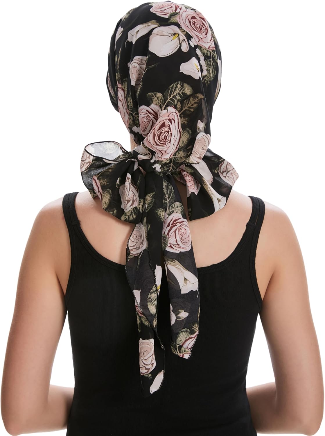 ZLYC Women Chemo Headwear Head Scarf Headwraps Long Head Covering Beanie image 4