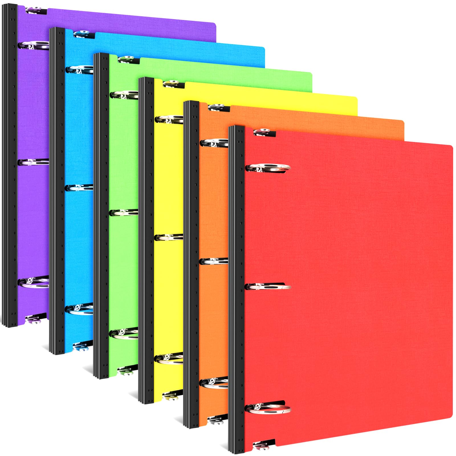 Photo 1 of INFUN 1.5 Inch Telescoping 3 Ring Binder (6 Pack)