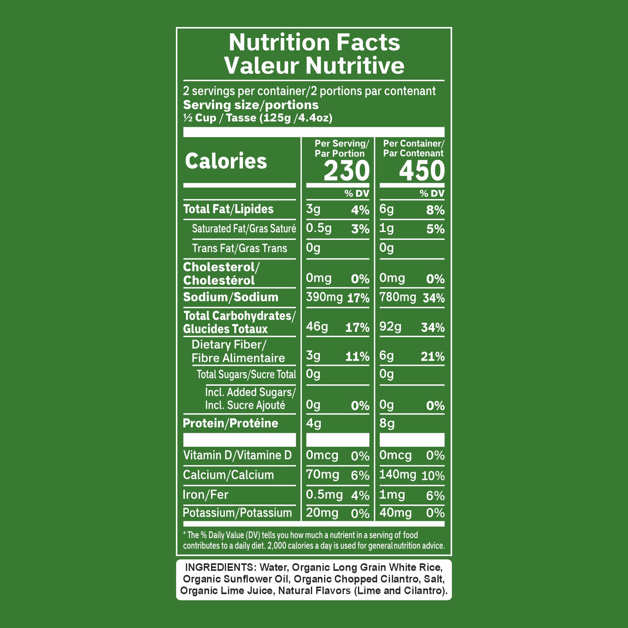 Reganic Cilantro & Lime Rice Pouch, USDA Organic, Zesty Global Flavor, 8g Protein & 6g Fiber, Made with 7 Organic Ingredients, Always Fluffy, Ready in 1.5 Minutes, Vegan Gluten-Free Non-GMO, 8.8 oz Pack of 6