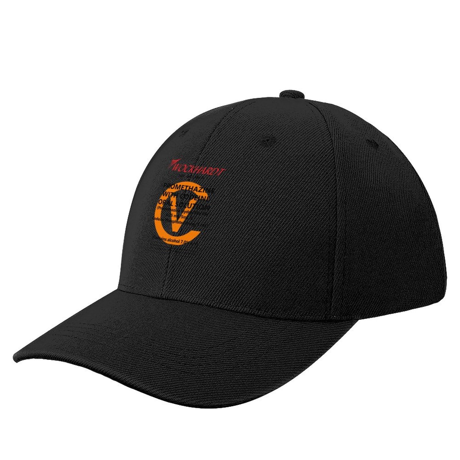 Cizieoe Men's Colour Wockhardt Lean Promethazine With Codeine Bottle Label Baseball Cap Ball Cap Custom Hats Military Tactical Cap Cap Wo