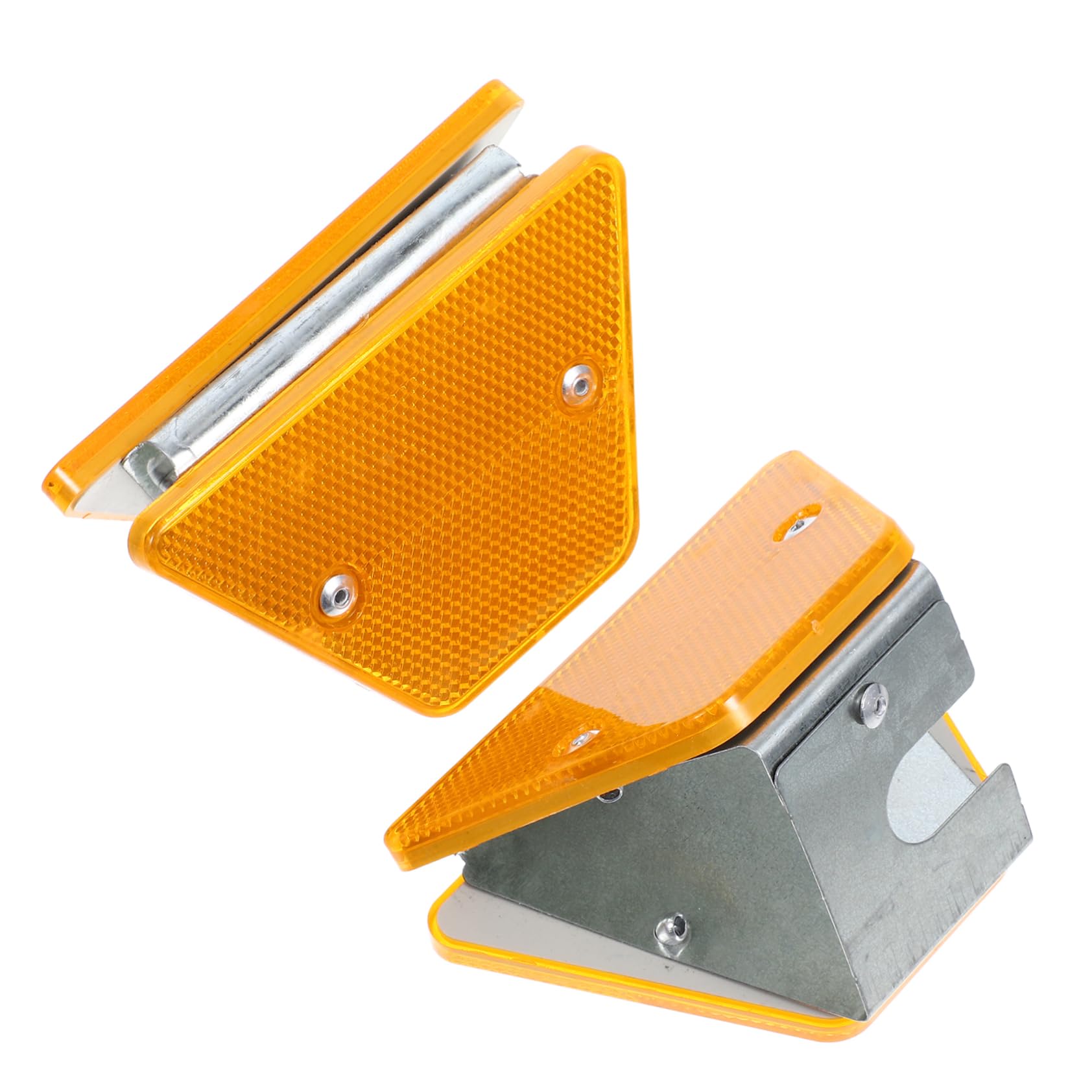 ULTECHNOVO 6piezas Marcadores Reflectantes De Carretera Delineadores De Seguridad Para Pavimento Instalación Sencilla Diseño Elegante y Alta Visibilidad Adecuados Para Entradas y Vías