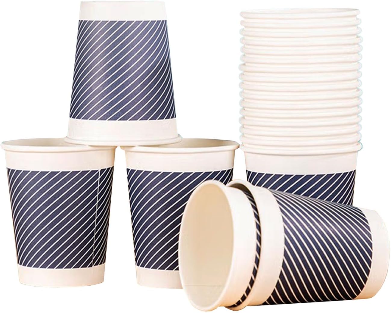 Amazon.com: Novelty 200 Disposable Paper Cups, Mouthwash Cups, Hot And ...