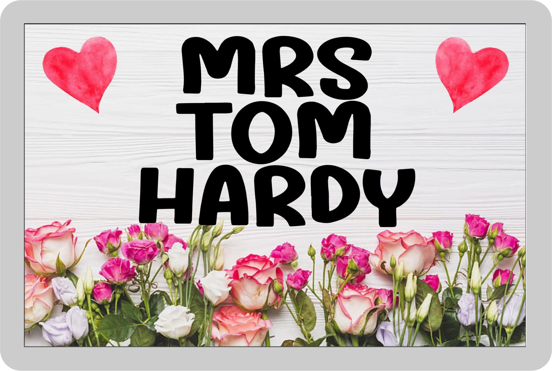 Mrs Tom Hardy Fridge Magnet Gift – Fun Cute Novelty Movie Star Fan Present