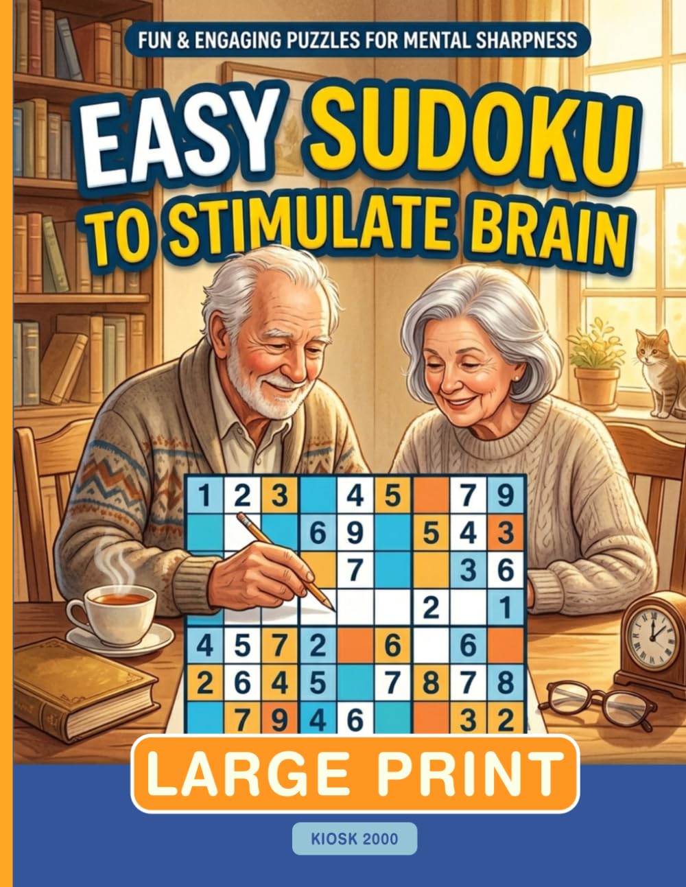 Easy Sudoku to Stimulate Brain: 100 Sudoku Puzzles for Seniors with Dementia. Extra Large Print Sudoku for Dementia Patients (Easy book for your Brain)