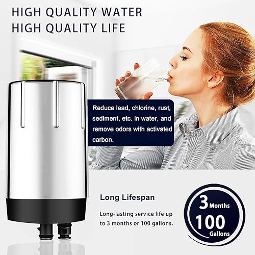 Miniatura 7 de Filtro de repuesto de agua para grifo compatible con sistemas de filtración Brita Faucet, se adapta a todos los filtros de agua Brita Tap paquete de