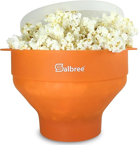 Miniatura 8 de Salbree - Crispetera para microondas, la sana alternativa a las palomitas de maíz de bolsa para microondas, 18 colores para elegir