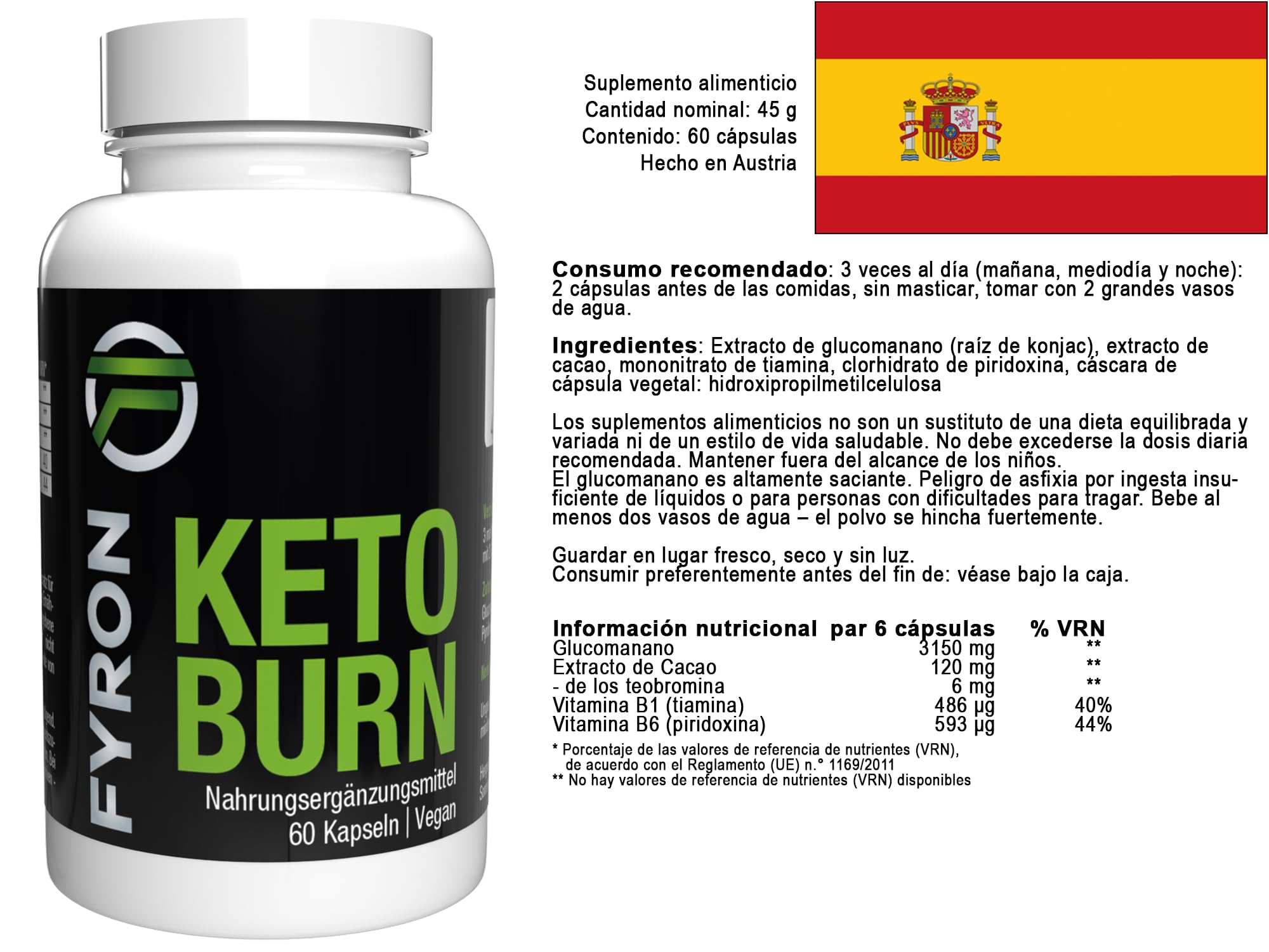 Keto Burn - 60 gélules