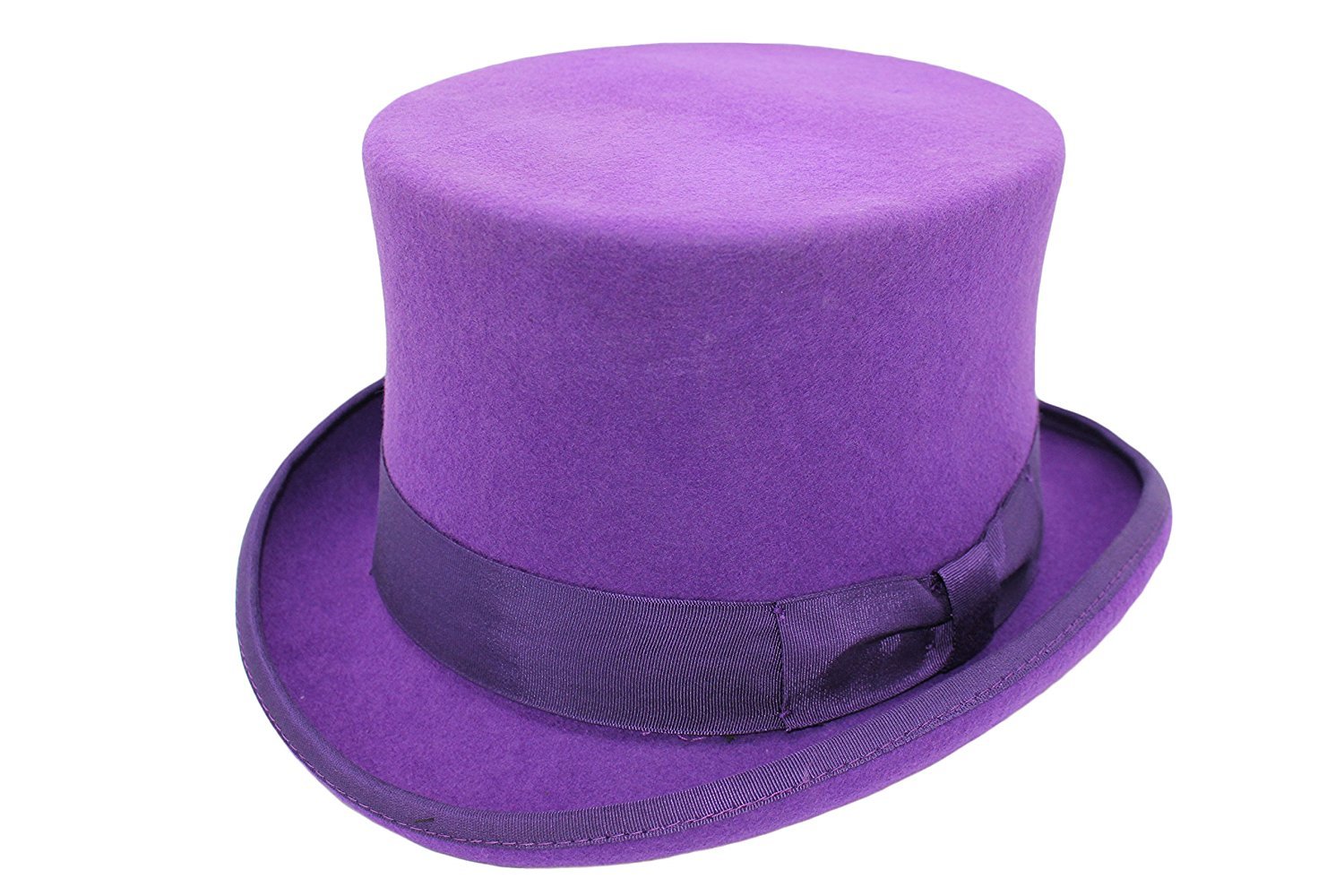 VIZ Unisex Ladies/Gents Event 100% Wool Hand Made Purple Top Felt Hat (Large)
