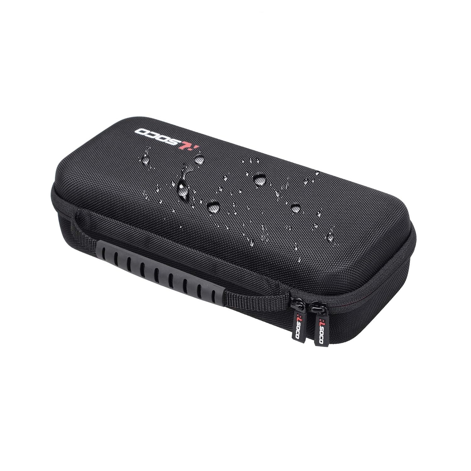 Exterior of the RLSOCO carrying case showing water droplets on its surface.