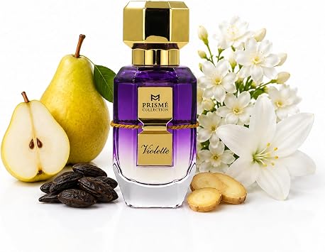 Patek Maison Prisme Violette Eau de Parfum with Notes of Pear, Mandarin, Gardenia, Honey & Coconut Milk - Lush Fruity Floral Composition with Creamy Warmth - Luxury Perfume for Men & Women - 30 ml