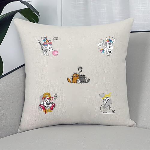 Miniatura 6 de 9 calcomanías termoadhesivas de gato para ropa, ropa de transferencia de calor, camisetas, parches de animales, calcomanías para planchar para ropa