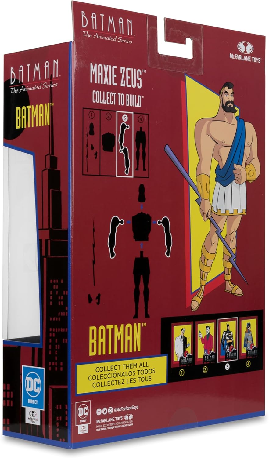 McFarlane Batman: The Animated Series Batman (Lightning Strike) 6" Build-A Figure Toys