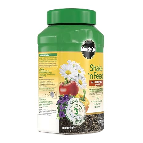 Miracle-Gro Shake 'N Feed Rose & Bloom Plant Food, 4.5 lb