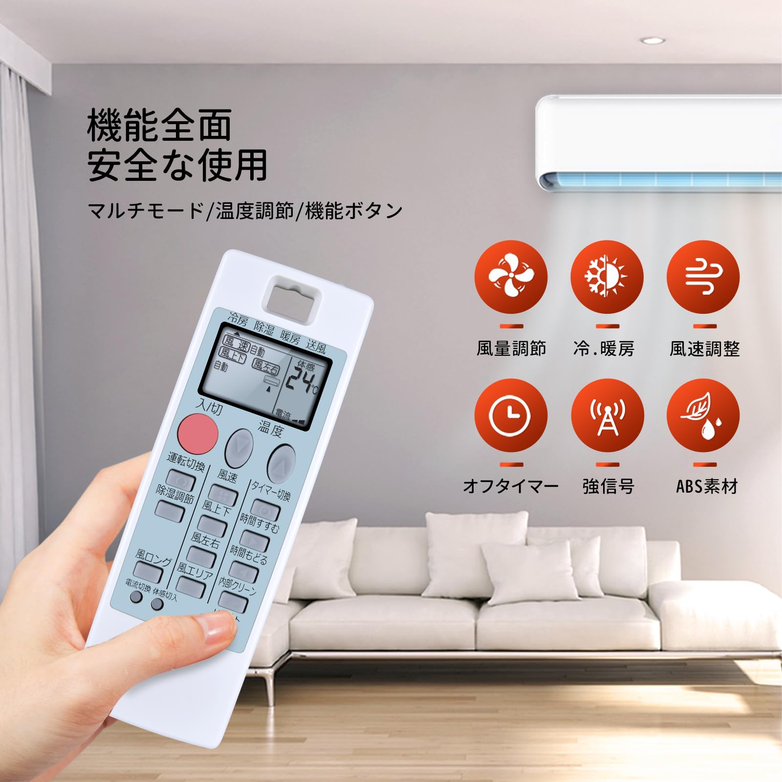 Amazon.co.jp: CLVIZCXOM NA057 エアコンリモコン for 三菱 MITSUBISHI