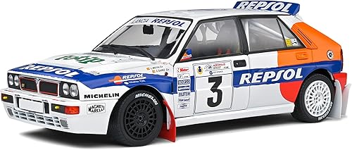 Lancia Delta HF Integrale #3 "Acropolis Rally (1993) "Serie de competencia 118 Modelo de coche fundido a presión por Solido S1807802