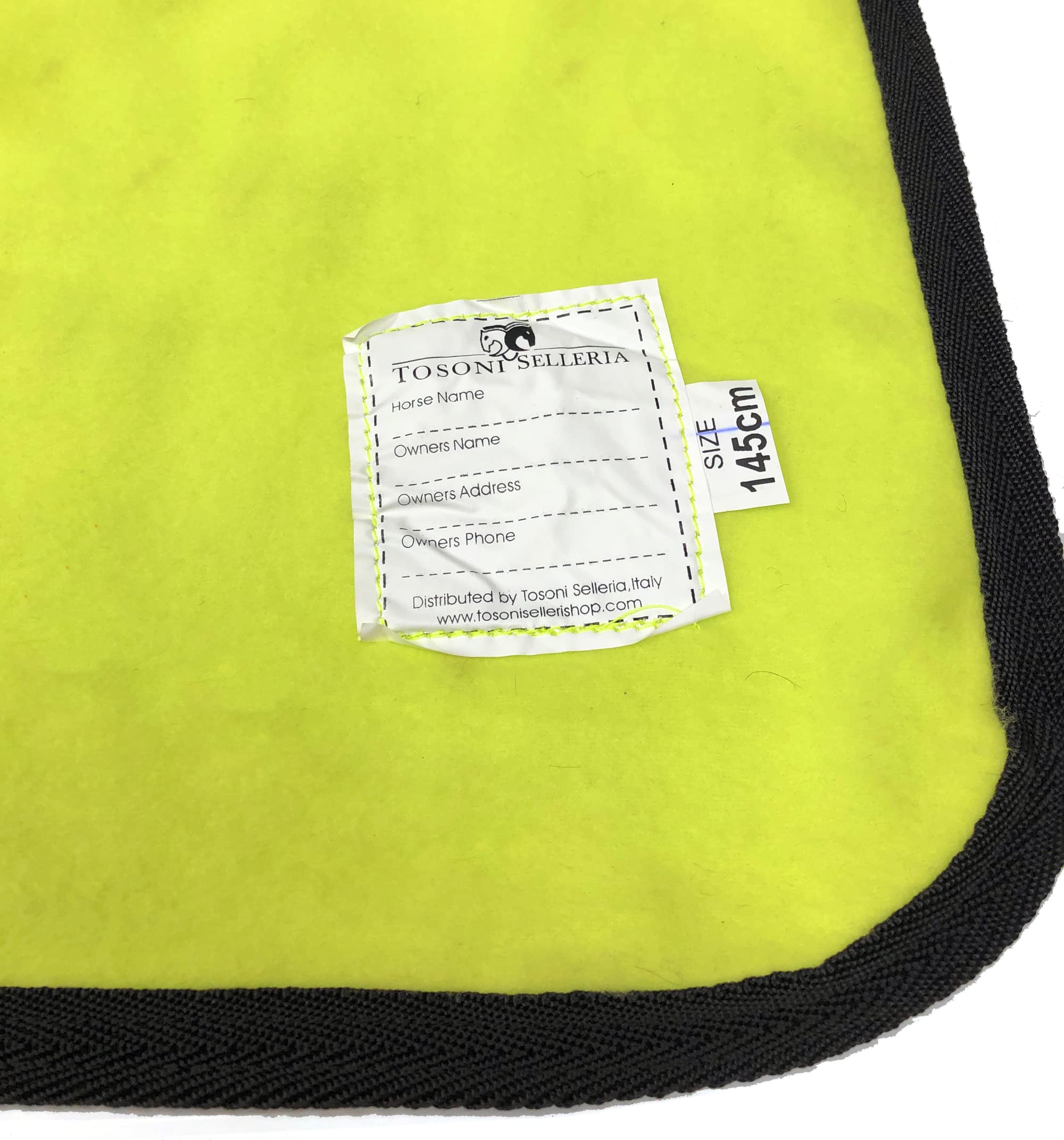 Horses, Manta Polar Para Caballos, Modelo Basic, Suave y Confortable, Ideal Para Transporte y Después del Trabajo (amarillo canarino - 135 cm)