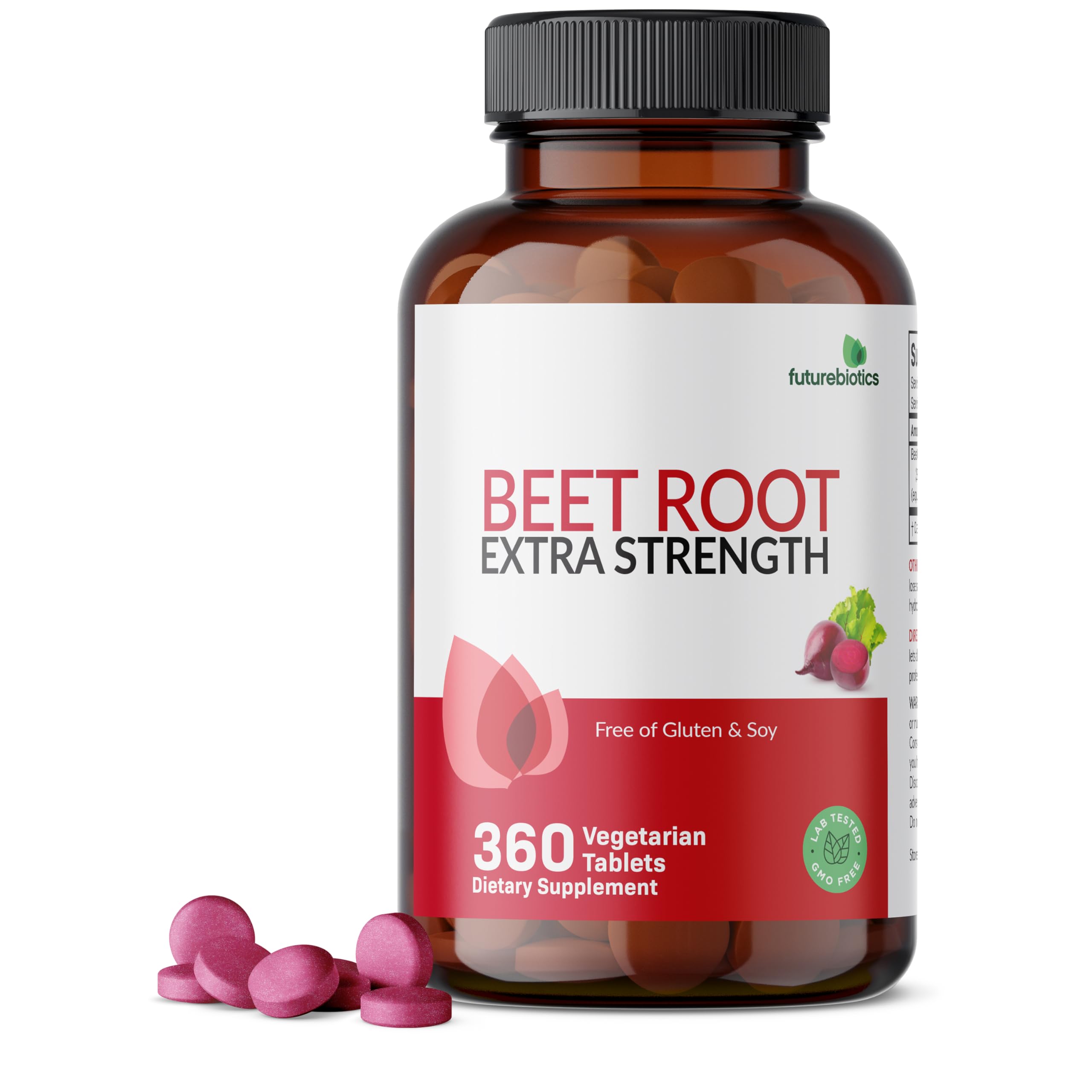 Futurebiotics Beet Root Extra Strength, Non-GMO, 360 Vegetarian TabletsFuturebiotics Beet Root Extra Strength, Non-GMO,…