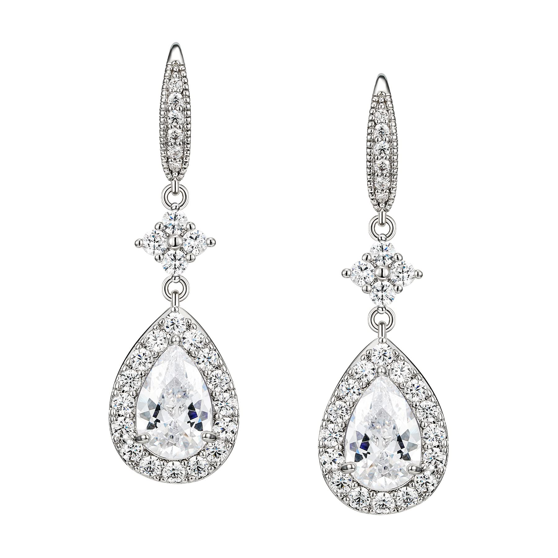See full amazon price history chart for SWEETV Cubic Zirconia Teardrop Wedding Earrings for Brides Bridesmaids, Rhinestone Crystal Drop Dangle Earrings for Women Prom Party, Silver SWEETV Cubic Zirconia Teardrop Wedding Earrings for Brides Bridesmaids, Rhinestone Crystal Drop Dangle Earrings for Women Prom Party, Silver (B0D8T7HJ29) Amazon Price History, Amazon Price Tracker