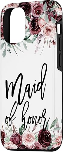 Miniatura 5 de Funda para iPhone XS Max con diseño floral para dama de honor