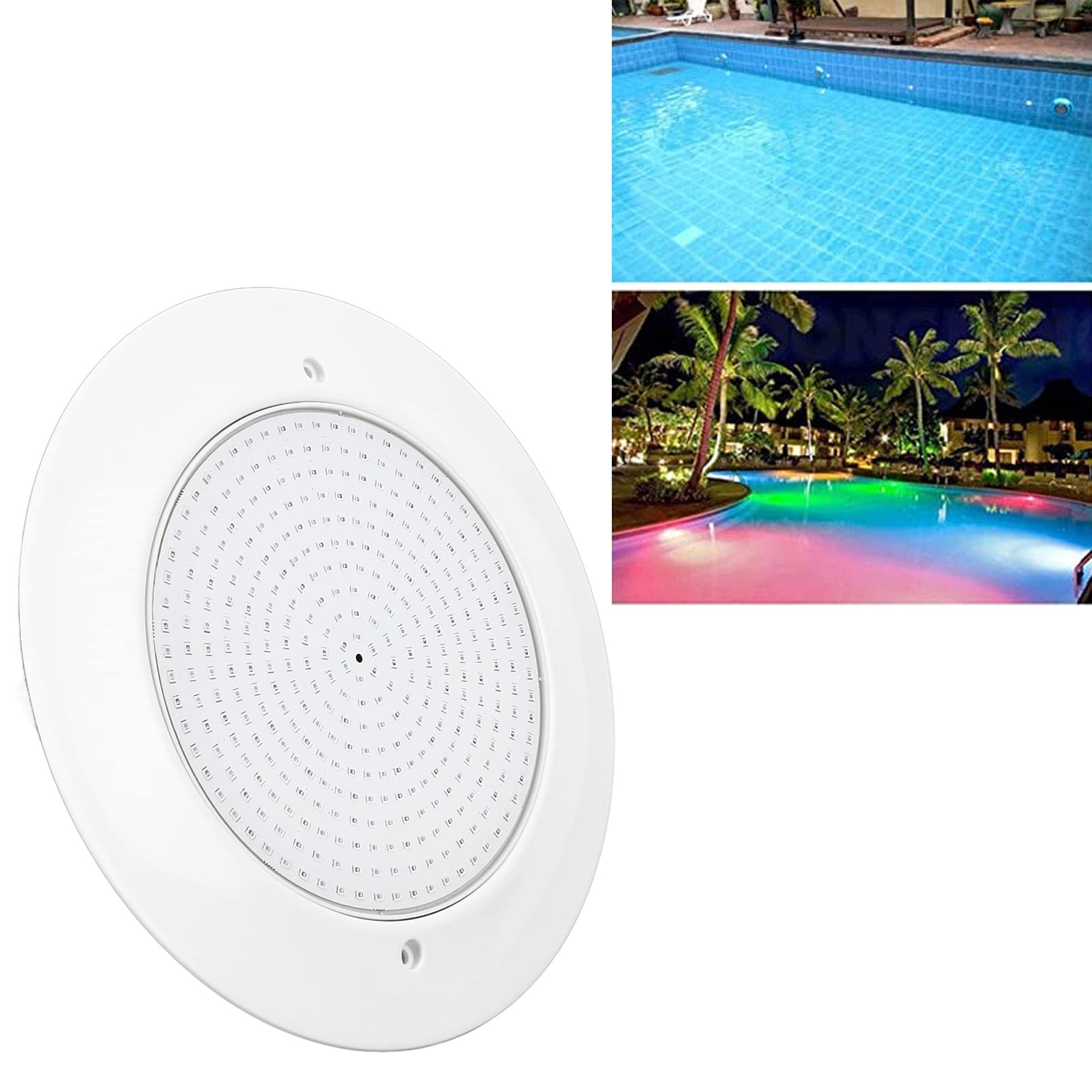 wasserdichte RC-Unterwasserbeleuchtung, RGB-Schwimmbadlicht mit Fernbedienung für Gartenbrunnen, IP68, Steuerbox Im Lieferumfang Enthalten
