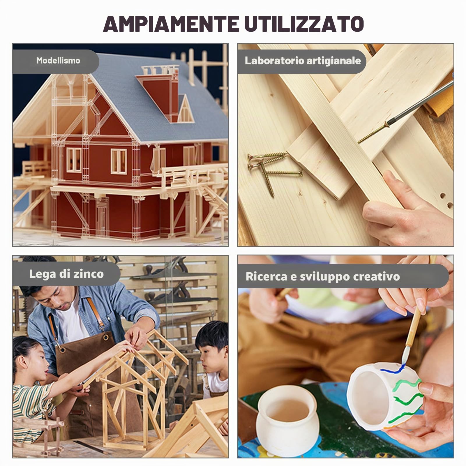 Mini Sega da Banco, Sega da Banco Portatile 96W, Sega Circolare da Banco con Alimentazione a 7 Velocita, Lama per Sega da 0,1 a 15 mm Regolabile Multi per Progetti di Fai Da Te in Legno