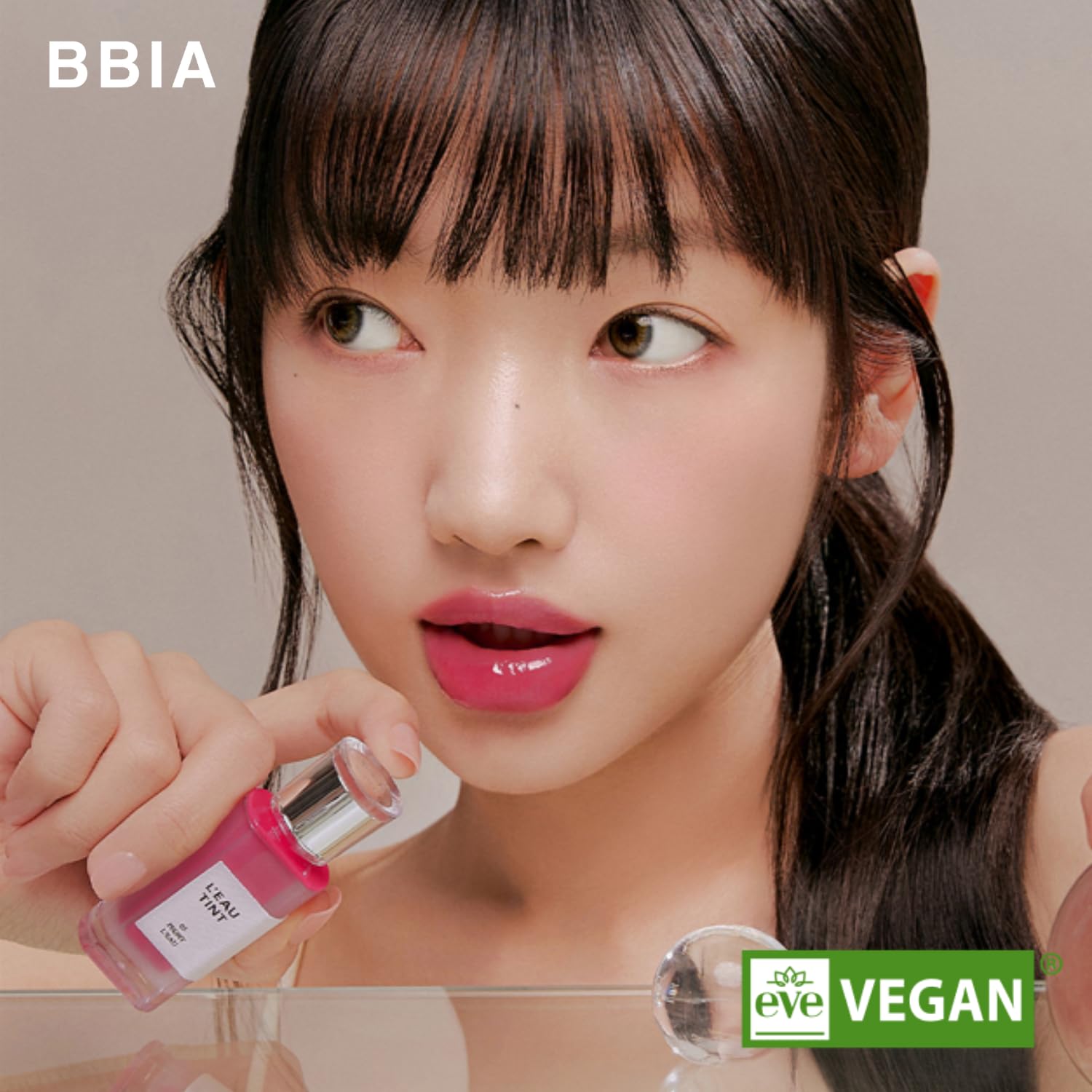BBIA L’EAU Tint – Glossy & Glow Lip Stain Watery Lip Tint Non-Sticky High Shine Finish Long-lasting Moisturizing Lightweight Natural Daily Use Vegan Korean Makeup (01-07 MINI 7PCS SET)