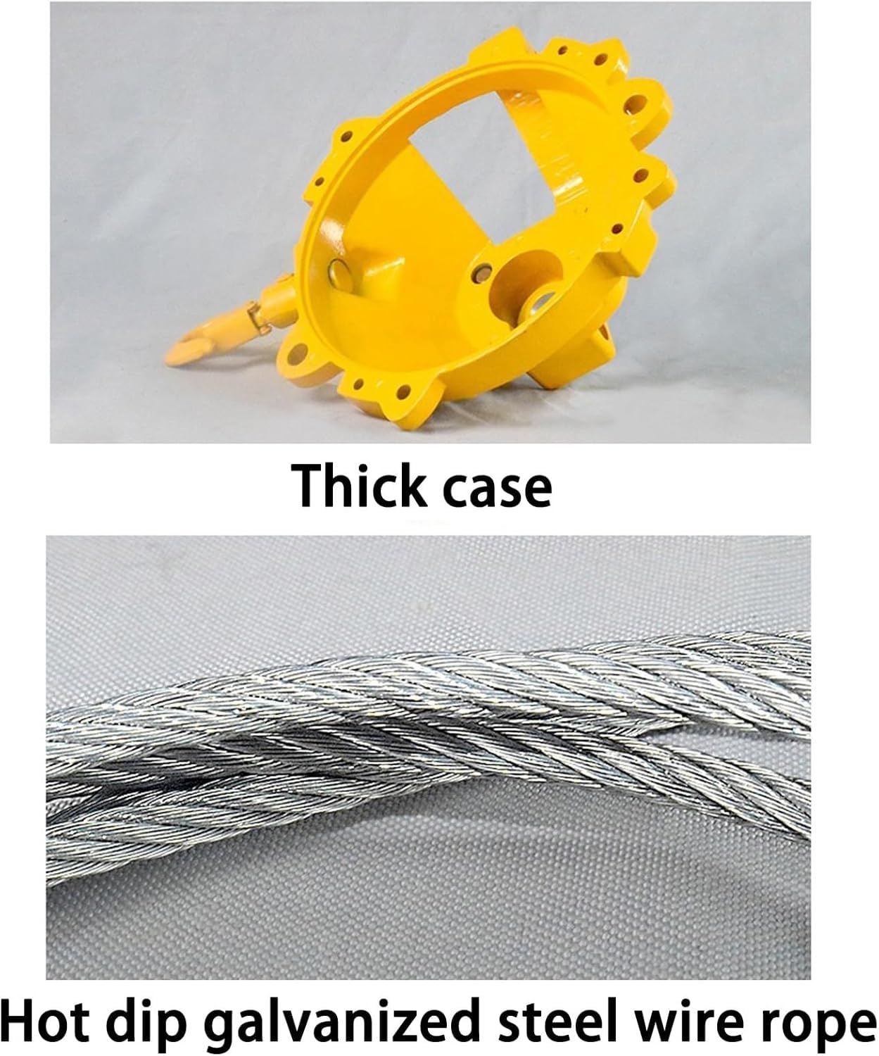 Equilibrador Equilibrador con Gancho y suspensión de Cable de Acero Equilibrador de Resorte, Ayuda Multifuncional (Tamaño: 5-9 kg)
