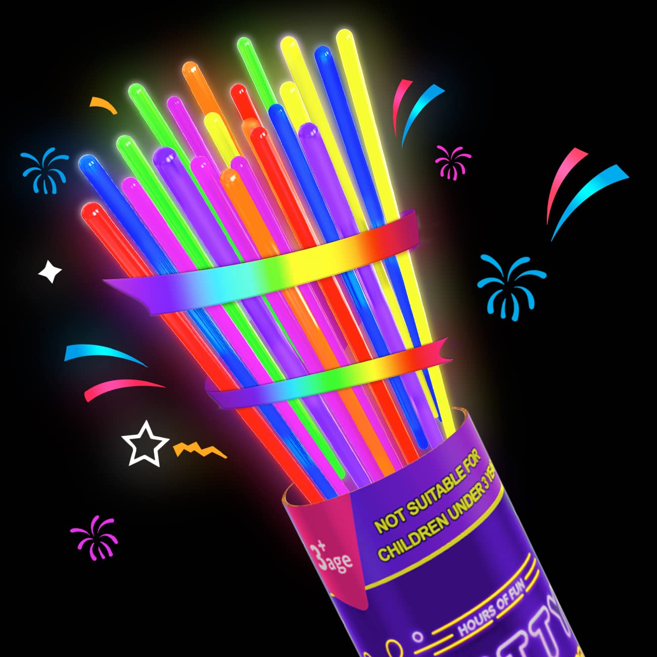 Serre-tête Lumineux Chat ZIRICHER - 6 Couleurs Phosphorescentes - Pour Filles, Fêtes, Noël, Anniversaire