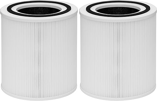 Reemplazo de filtro TT-AP005, compatible con purificador de aire TaoTronics TT-AP005, prefiltro 3 en 1, HEPA verdadero de grado H13 y filtro de