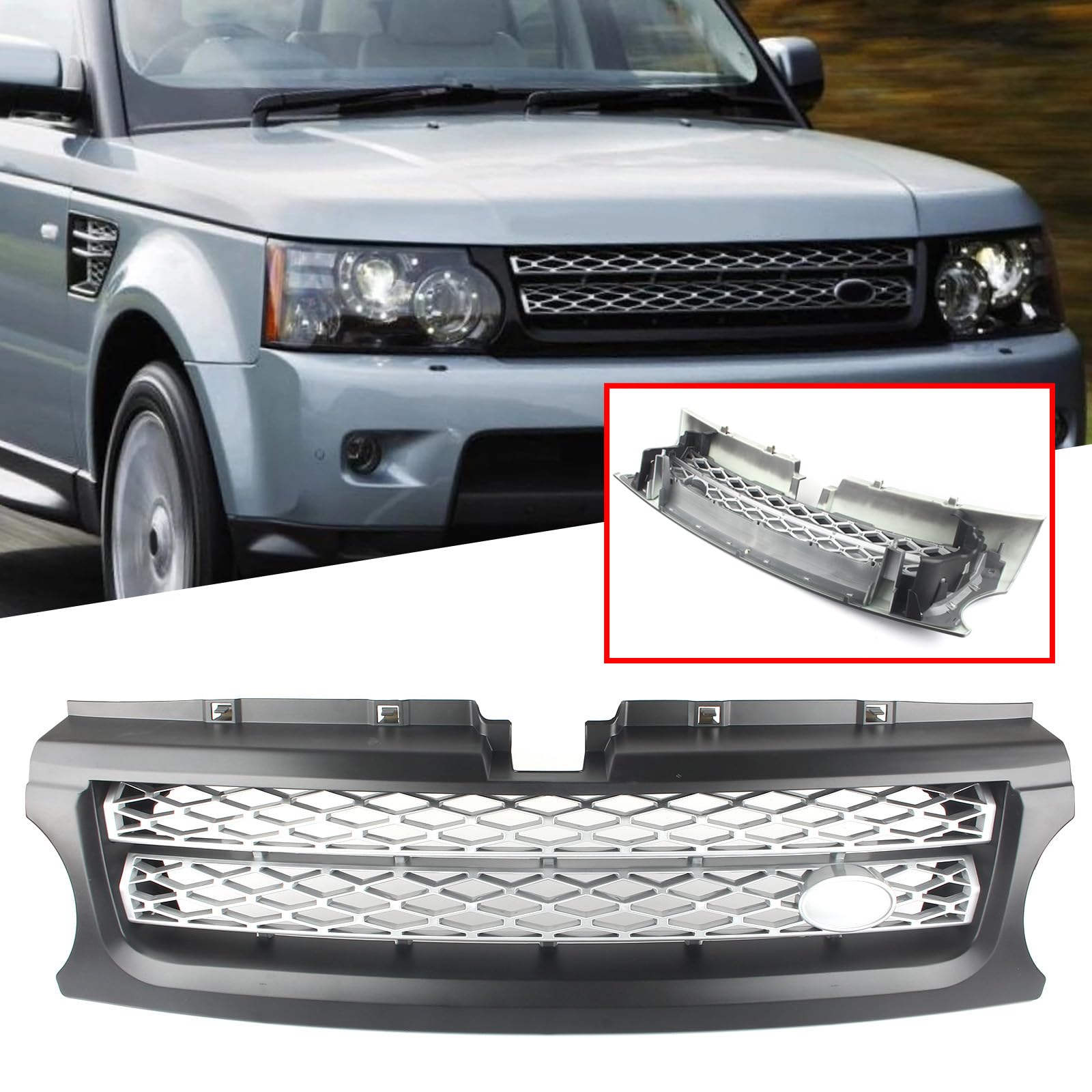 Amazon | FINMOKAL フロントグリル エアサイドベントグリル