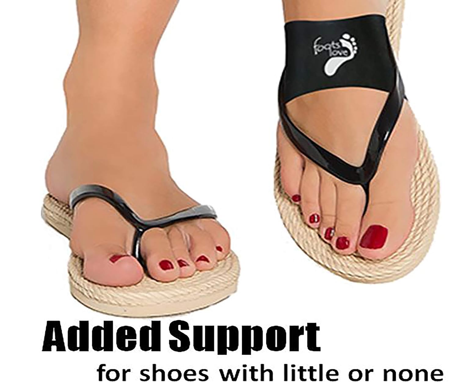 Foots Love Soft Gel Arch Support Insoles, Plantar Fasciitis Braces/Sleeves. 3-D Arch Tech Features Cool Air Pockets Comfortably Turn Off Foot Pain Points-Heel Spurs, Metatarsal, Flat Feet, High-Flat Arch Pain. Guaranteed : Health & Household