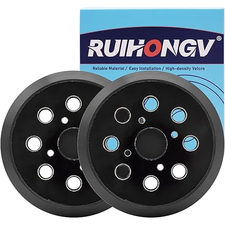 Ryobi 5 Inch Orbital Sander Replacement Pad [2 Pack]