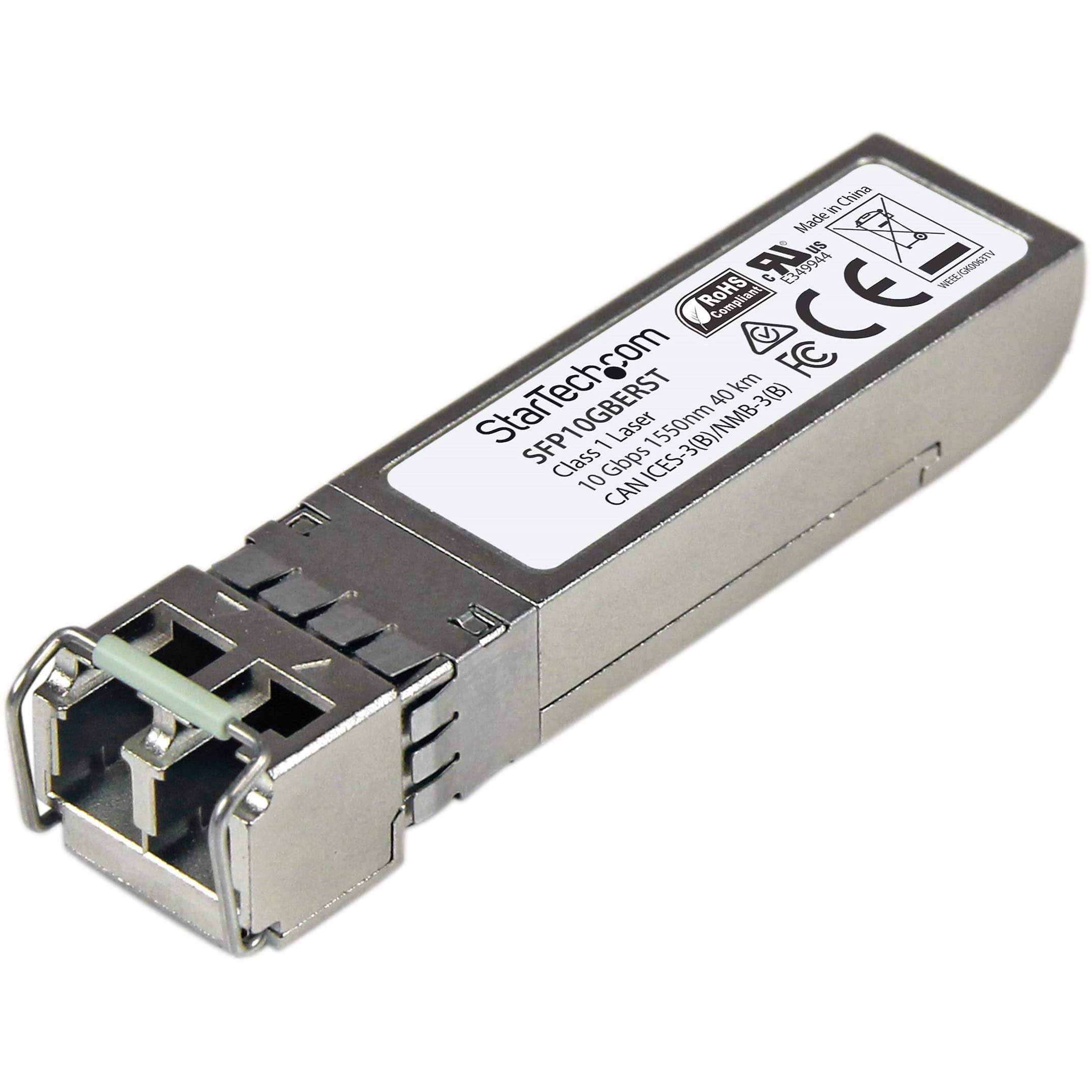Module SFP+ 1000Base-ER fibre 10 Gigabit monomode portee 40 km LC - 4