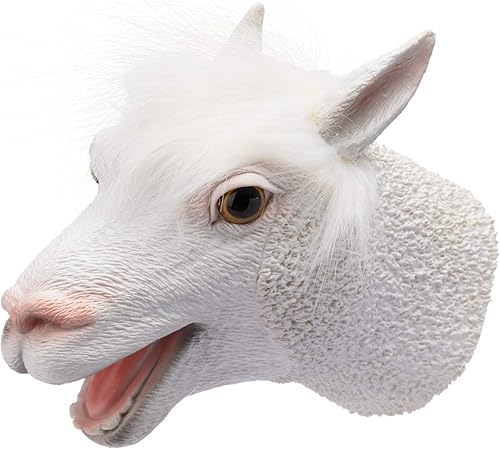 Miniatura 1 de Yolococa Puppet de mano de alpaca realista látex suave juguete de animales narración de cuentos juego de rol suministros para fiestas para niños