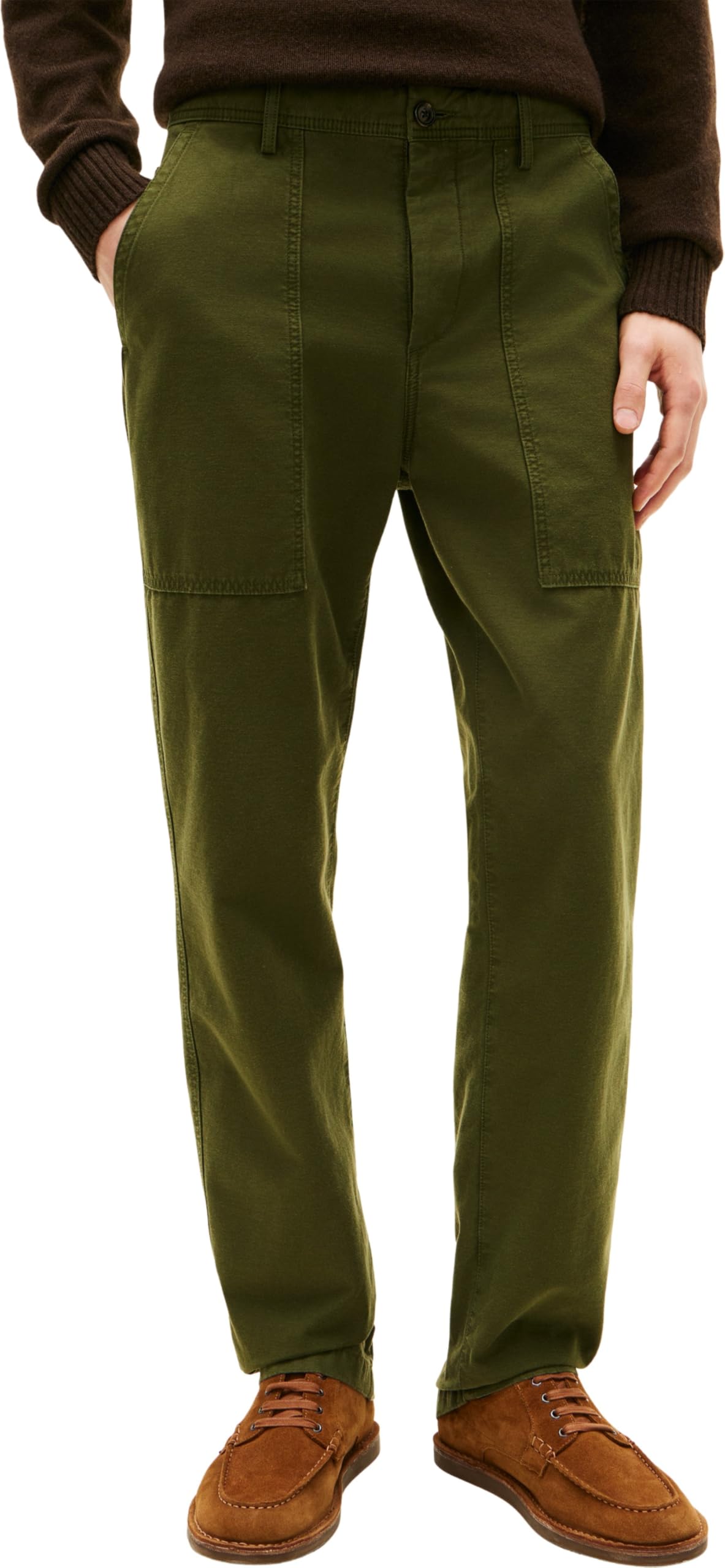 Tommy Hilfiger Men Mercer Rigid Utility GMD MW0MW41935 Chino, Green, 36W / 32L