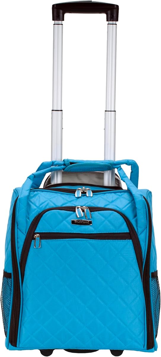 Equipaje de mano Melrose vertical con ruedas debajo del asiento, turquesa