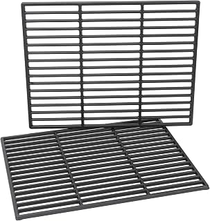 GFTIME Gusseisen Grillrost für Tepro Toronto XXL Holzkohlegrill, Ersatz Grillrost für bessere Grillergebnisse, 46 x 35,5 cm (Einzelstück) und 46 x 71 cm (Doppelt)