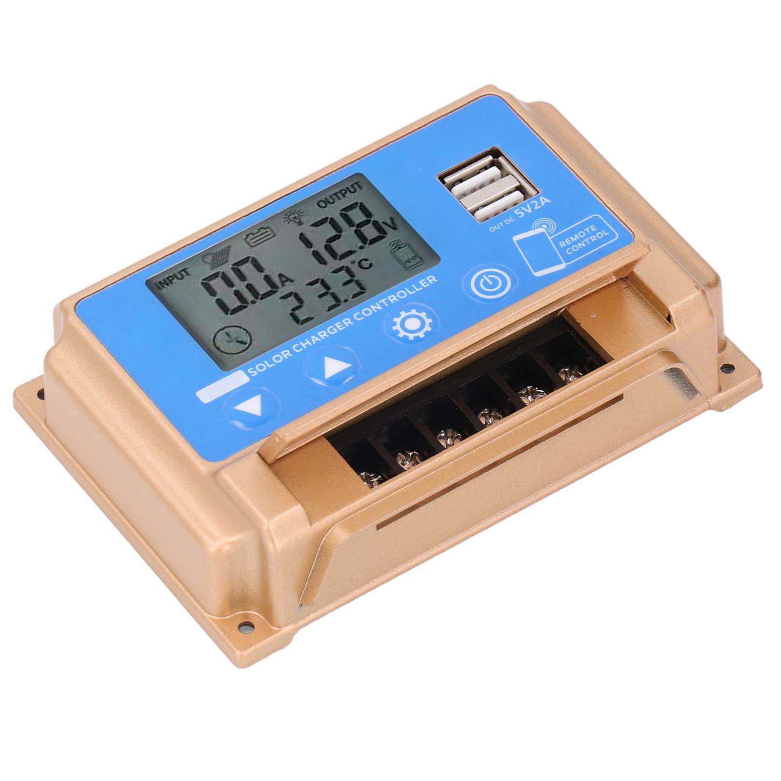 Produktbild von Headerbs 30A MPPT-Solarregler – 12V/24V, LCD, 99% Effizienz, 100V Leerlauf, Für Lithium & Blei-Säure, 400W/800W