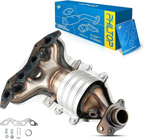 Vista 114 de PHILTOP Convertidor catalítico de alto flujo para Encore 1.4L 2013-2021, Cruze 1.4L 2011-2015, Cruze Limited 1.4L 2016, Sonic 1.4L 2012-2020, Trax