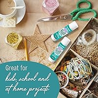 Vista 5 de Barras de pegamento púrpura para niños, pegamento a granel para el aula, 12 unidades, 0.32 onzas para todo propósito, lavable para niños, escuela